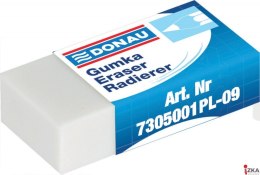 Gumka uniwersalna 41x21x11 mm biała DONAU
