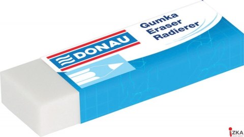 Gumka uniwersalna DONAU, 62x21x11mm, biała 7304001PL-09