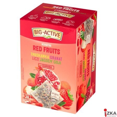 Herbata BIG-ACTIVE RED FRUTIS 20 kopert/45g owocowo-ziołowa