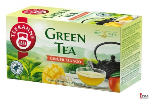 Herbata TEEKANNE imbir i mango 20 kopert zielona