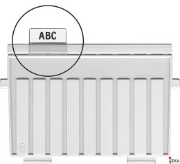 Indeksy do przekładek HAN KARTEI, PVC transparentne 9001-00