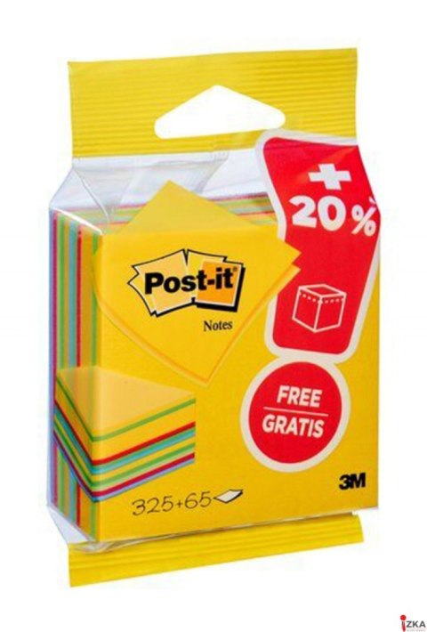 Kostka samoprzylepna POST-IT_ ( 2014-UCP), 76x76mm, 1x325 kart., mix kolorów
