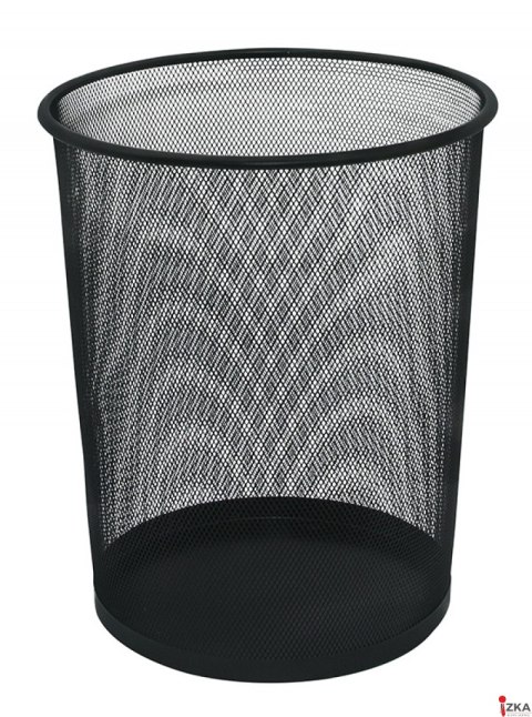 Kosz na pap.met.czarny Q-CONNECT KF00871 19L