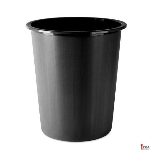 Kosz plastik 14l czarny D305 DONAU pełny