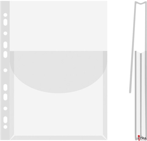 Koszulka na katalog z klapką DONAU A4 krystal 170mic 1775001PL-00