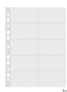 Koszulka na wizytówki DONAU A4 (10) wycofana _ 50mic 1716001PL-00