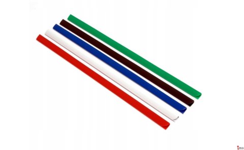 Listwy wsuwane 6mm - 25 k. czarne (50 szt.) ARGO 419062