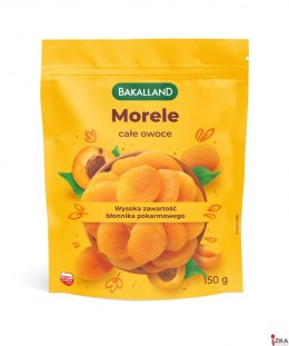 Morele suszone całe owoce 150g BAKALLAND