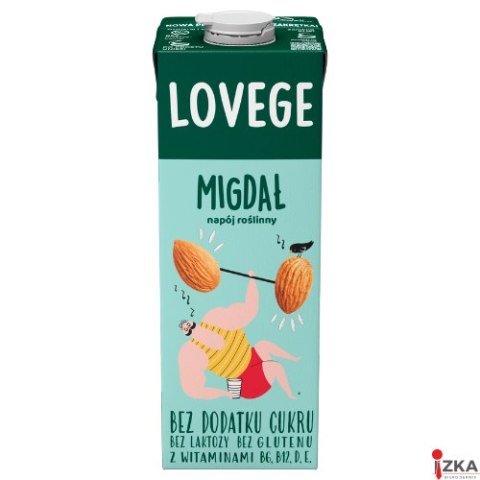 Napój LOVEGE Migdałowy Bez Dodatku Cukru 1l SANTE