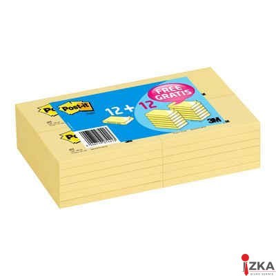 Notes s.76*127żółty 655(12+12) FT510280298