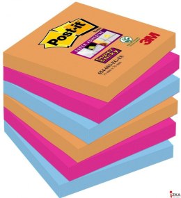 Nowy indeks blk2680 Bloczek samoprzylepny POST-IT_ Super Sticky (654-6SS-EG), 76x76mm, 6x90 kart., bangkok, 3M-70007011870