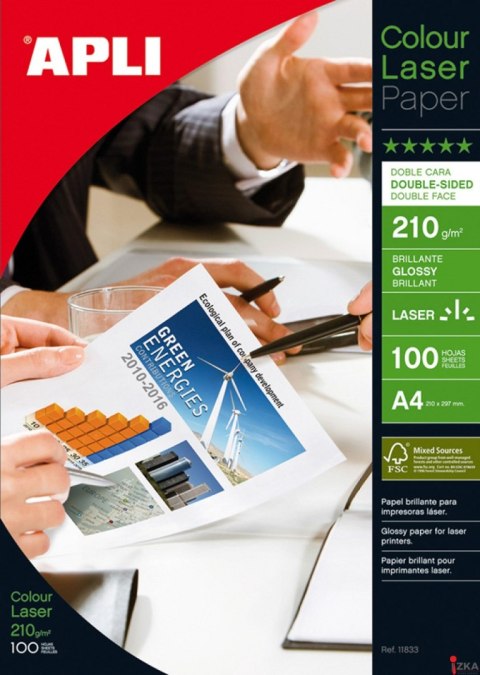 Papier FOTO A4 210g (100)11833 błyszczący LASER APLI