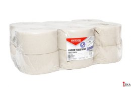 Papier toaletowy makulaturowy Jumbo, 1-warstwowy, 120m, 12szt., szary, typu OFFICE PRODUCTS 22046159-10