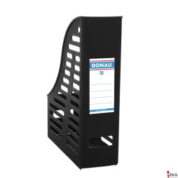 Pojemnik ażurowy na dok.PP A4 składany czarny DONAU grz.85mm