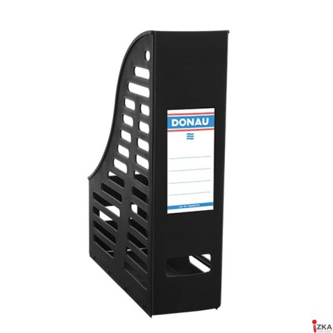 Pojemnik ażurowy na dok.PP A4 składany czarny DONAU grz.85mm