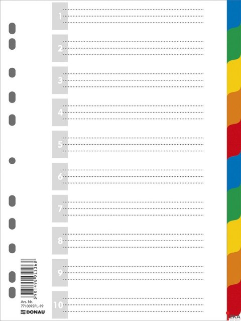 Przek.A4 10kol.PP 7710095PL-99 DONAU