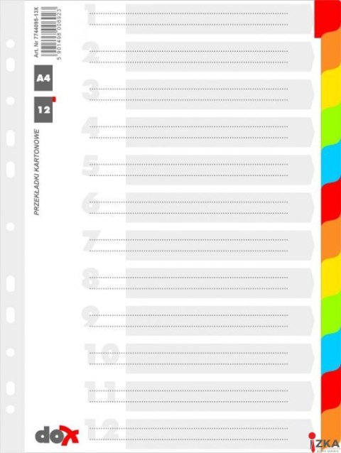 Przek.kart.A4 12kar7744095-13X DONAU