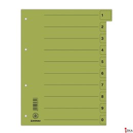 Przekładki oddzielające A4 zie lone z perforacją BIELLA