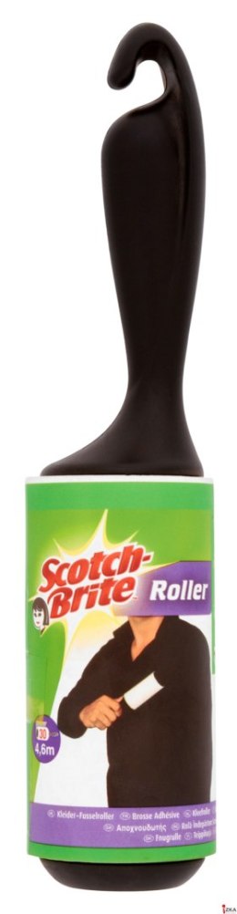 Rolka czyszcząca SCOTCH BRITE_, 30 listków, czarna