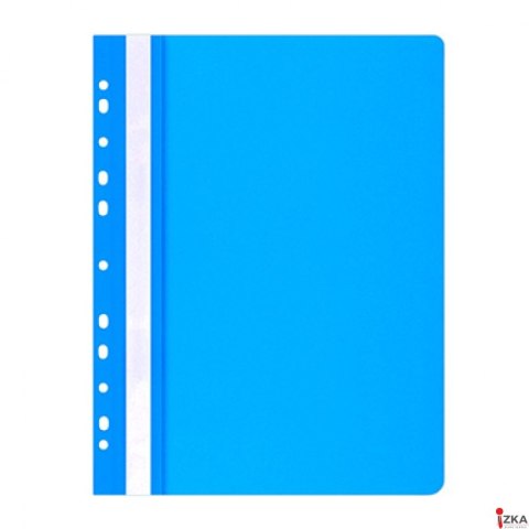 Skoroszyt , PP, A4, miękki, 100/170mikr., wpinany, niebieski, typu OFFICE PRODUCTS 21104121-01