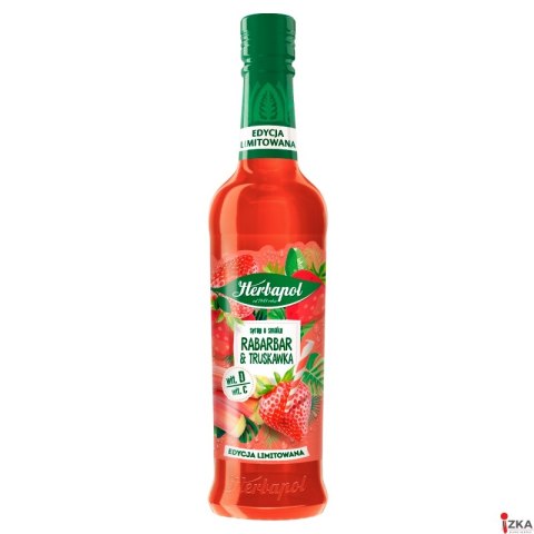 Syrop HERBAPOL Rabarbar truskawka 420ml