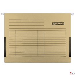 Teczak zaw.A4 brąz z boczkami płóciennymi 7420905-02 DONAU