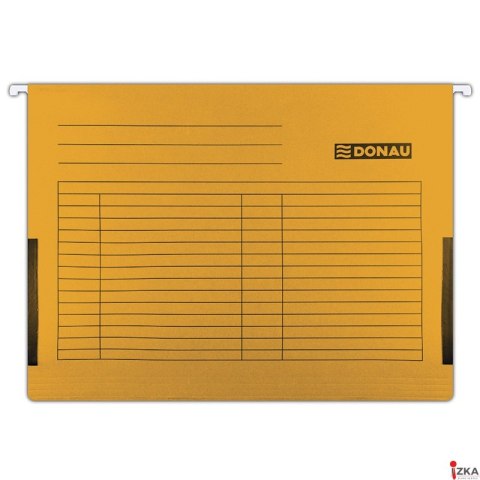 Teczak zaw.A4 pomar.z boczkami płóciennymi 7420905-12 DONAU