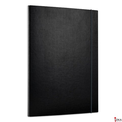 Teczka A4 ECO skrzydłowa z gumką 15mm czarna 21187311-05