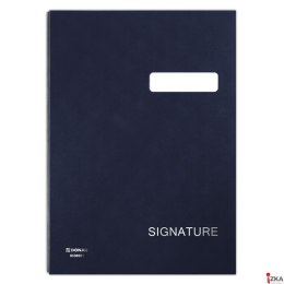 Teczka do podpisów 8690001-18 granatowa DONAU szt.skóra