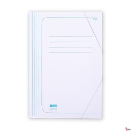 Teczka na gumkę biała A4 biały 320-350g [mm:] 320x220 Bigo (25 sztuk) (0006) 16377