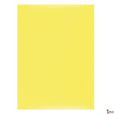 Teczka skrzydłowa z gumką żółta 21191131-06 office products