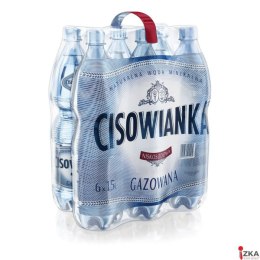 Woda CISOWIANKA 1.5l gazowana zgrzewka 6 szt. KAUCJA