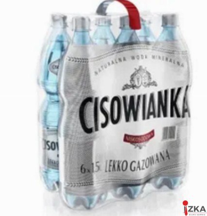 Woda CISOWIANKA 1.5l lekko gazowana zgrzewka 6 szt. KAUCJA