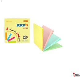 Bloczek STICKN MAGIC PAD 76x76mm pastel mix kolorów 21574