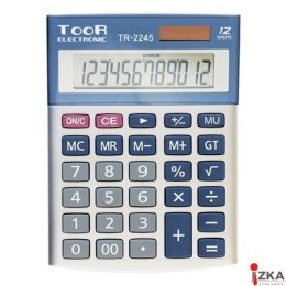 Kalkulator TOOR TR-2245, 12 pozycyjny, podwójne zasilanie 120-1424