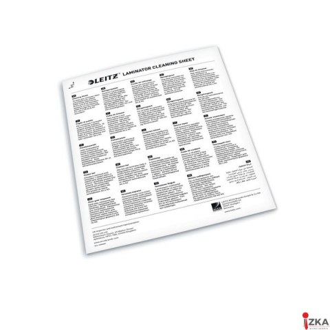 Arkusze czyszczące Leitz do laminatora A3/A4, 5 szt. 72550000