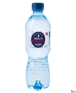 BEZ KAUCJI Woda AQUA POLONIA gazowana 0.5L zgrzewka 12 szt.