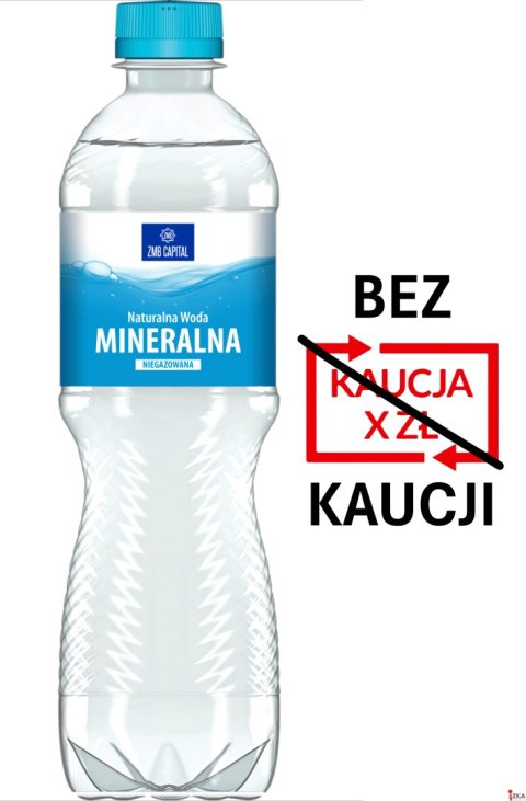 BEZ KAUCJI Woda USTRONIANKA ZMB niegazowana 0.5L zgrzewka 12 szt.