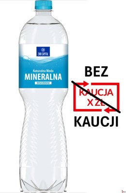 BEZ KAUCJI Woda USTRONIANKA ZMB niegazowana 1.5L zgrzewka 6 szt.