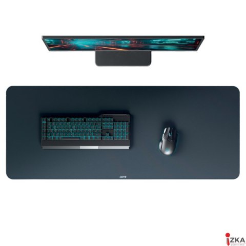 Bardzo duża mata gamingowa Leitz, 1000 x 400 mm, szara 53840089