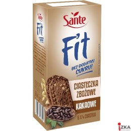 Ciasteczka owsiano-zbożowe kakaowe FIT bez cukru (6x4szt.) 300g SANTE