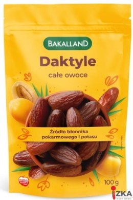 Daktyle suszone całe owoce 100g BAKALLAND