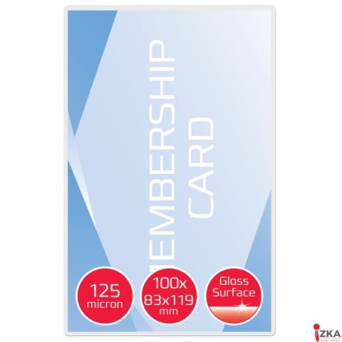 Folia do laminacji kart ID Card, 81 _ 119 mm, 125 mic, 3743155, GBC