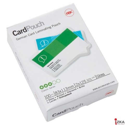 Folia do laminacji kart ID Card, 83 _ 113 mm, 125 mic, 3743154, GBC