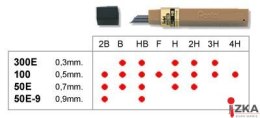 Grafity 0.5mm 4H PENTEL _