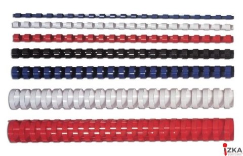 Grzbiety plastikowe 25mm czarne 53485 (50) FELLOWES