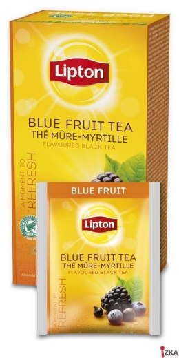 Herbata LIPTON BLUE FRUIT TRA 25k.fol czarna owoce jagodowe