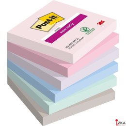 Karteczki samoprzylepne Post-it_ Super Sticky, SOULFUL, 76x76mm, 6x90 kart., 3M-4054596925953