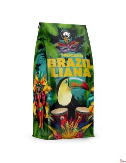 Kawa ziarnista Brazilliana TOUCANO 1kg 100% Arabica