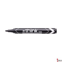 Marker permanentny okrągły 1,5 mm, czarny, EU10020, Deli.